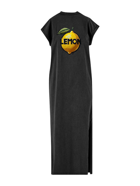 Kleid lang Lemon - Black Washed